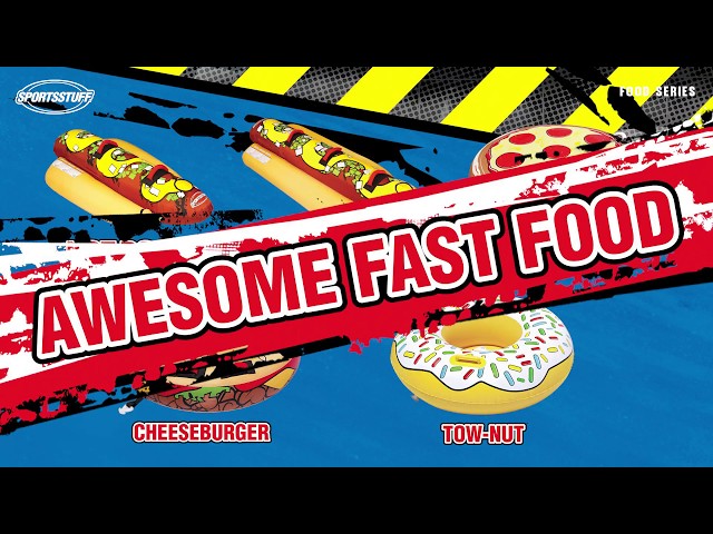 Inflatable Food Townut Floating Donut Towable Tube Single Rider 4