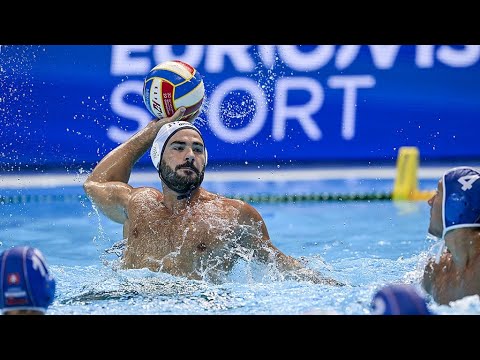 Italy vs Montenegro - Men Euro Waterpolo Champ. 2022 - Preliminary