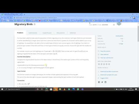 Migratory Birds Hackerrank Python Logic With Solution
