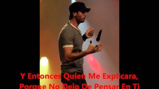 Enrique Iglesias - Tu Y Yo With Lyrics