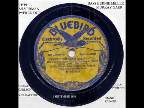 COPPER COLORED GAL by DOLLY DAWN & DAWN PATROL 1936