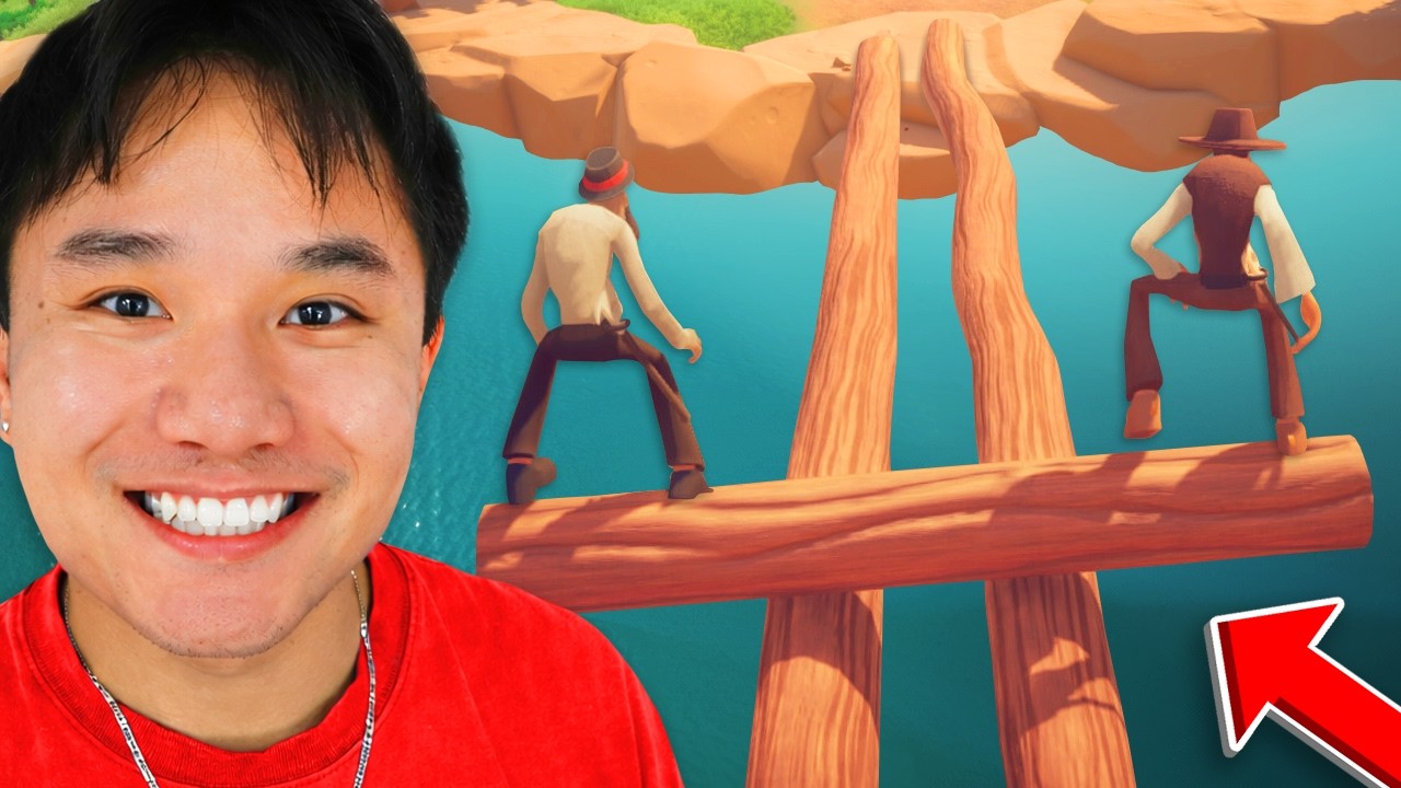 TWO PLAYER DON'T FALL OFF THE LOG