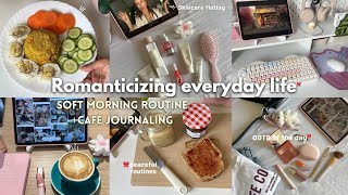 cozy day in my life 🎀 Morning to Night Routine | Skincare, Makeup & Café Vlog | journal with me