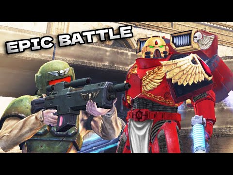 Space Marines & Imperial Guard vs Chaos! - Warhammer 40k: Space Marine | Augmented Mod 2023