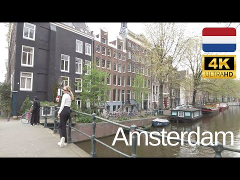 4K | Amsterdam, Netherlands - Virtual Tour [ 60 FPS ] Dam Square EXCELLENT Quality