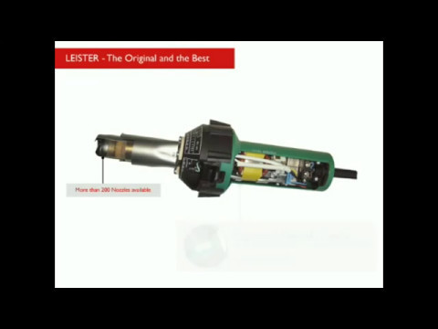 How To Use A Leister Triac ST Flooring / Welding Ultra Heat Gun Kit