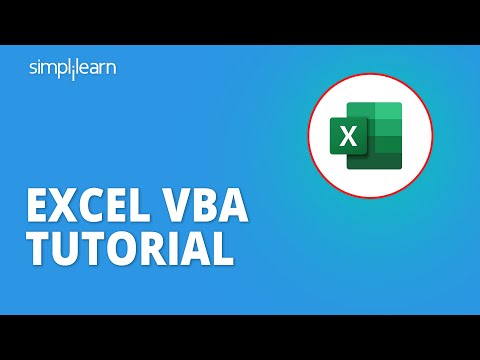 Excel VBA Tutorial | Excel VBA Programming | VBA For Beginners | Excel Tutorial | Simplilearn