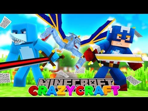 Minecraft Adventure - CRAZY CRAFT, THE QUEEN DESTROYED EVERYTHING!!!