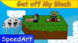 Get off My Block [Speedart] Minecraft w/ TryhardNinja &amp; CaptainSparklez