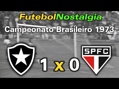 Botafogo 1 x 0 São Paulo - 30-09-1973 ( Campeonato Brasileiro )