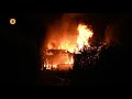 Uitslaande brand verwoest bungalow op camping in Oisterwijk