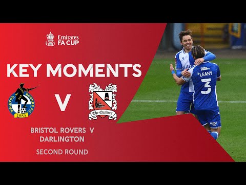 Bristol Rovers v Darlington | Key Moments | Second Round | Emirates FA Cup 2020-21