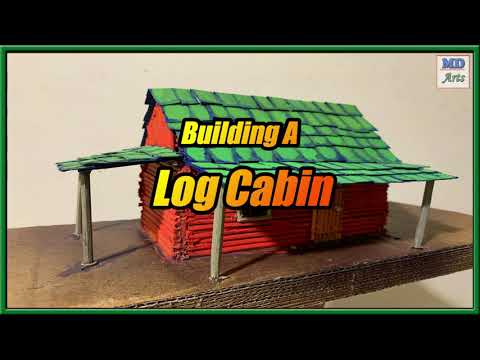 Building a DIY Miniature Log Cabin