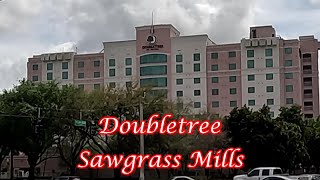 Doubletree By Hilton Hotel Sunrise Sawgrass Mills Tour & Walking To The Shopping Mall