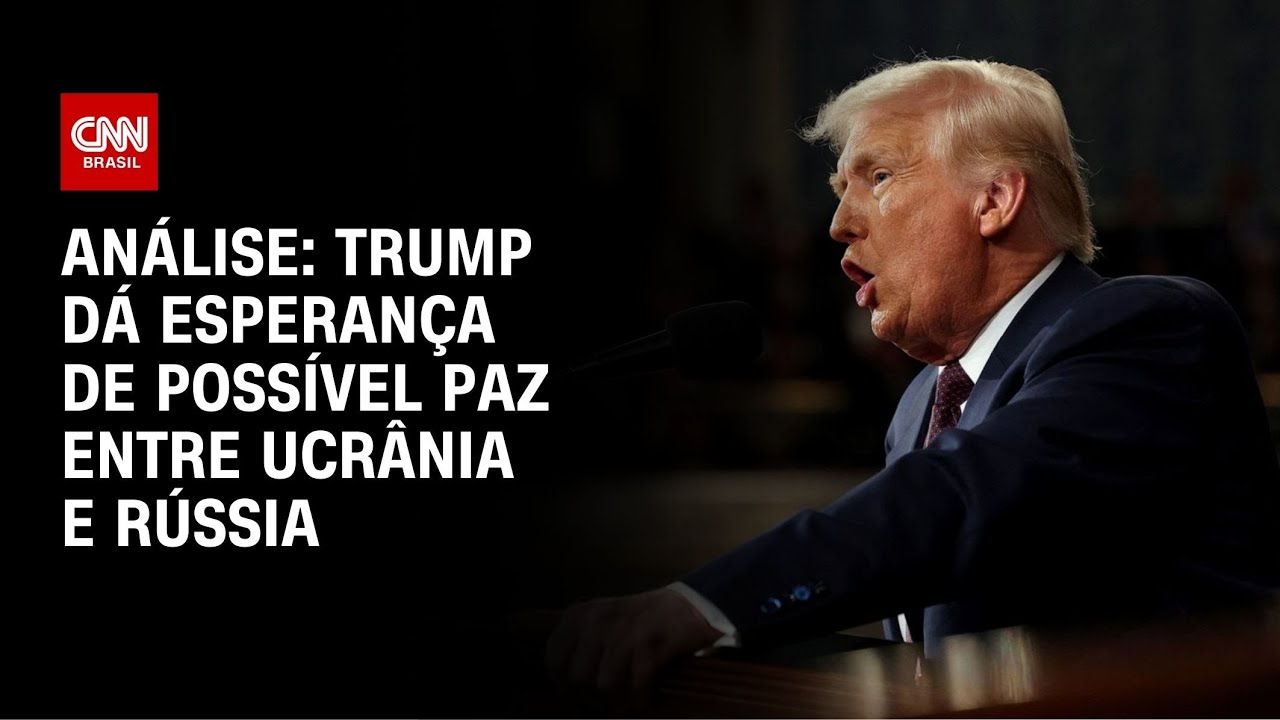 Américo: Em discurso, Trump dá esperança de possível paz entre Ucrânia e Rússia | CNN NOVO DIA