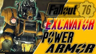 fallout 76 How to get the excavator power armor & how to get black titanium in fallout 76