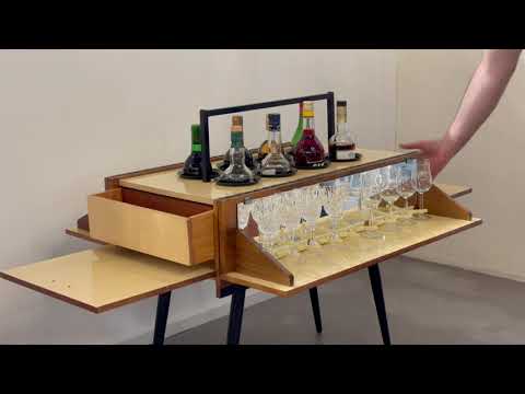 Verspiegelte Hausbar TRAUMSTÜCK 1960er