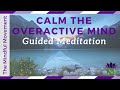 Meditation to Calm an Overactive Mind | Reduce Anxiety and Worry | Mindful Movement