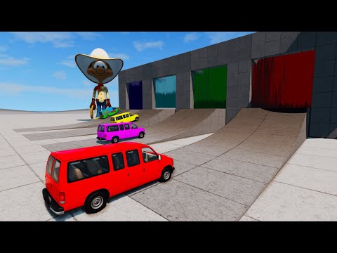 Cars VS Magical Portal Trap #6 | BeamNG.Drive