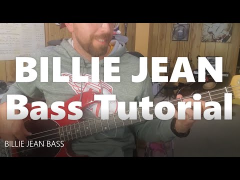BILLIE JEAN BASS Tutorial.  How To Play the Billie Jean Bass Line.
