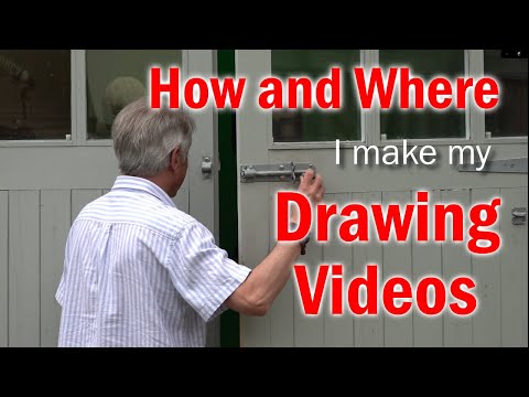 How and Where I make my Drawing Videos