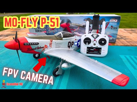 FPV CAMERA INCLUDED ! MO-FLY P-51D Mustang with 3D/6G Gyro One Key Aerobatics Brushless RC Airplane