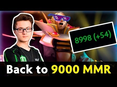 Miracle is back to 9000 MMR after dropping to 8k