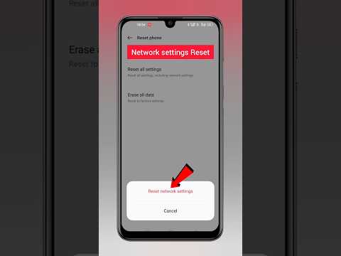 Network Not Working? Network Settings Reset | Android Network Issue #techfrack #shorts