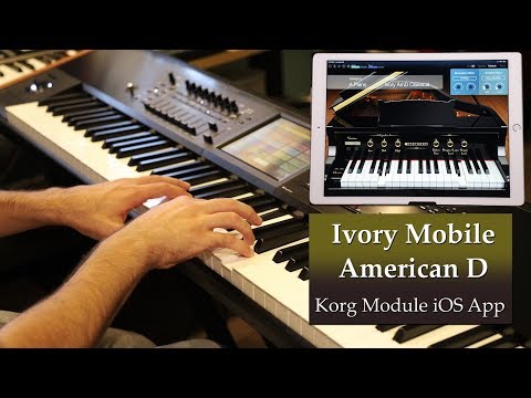 Synthogy Ivory Mobile American D - Korg Module iOS App