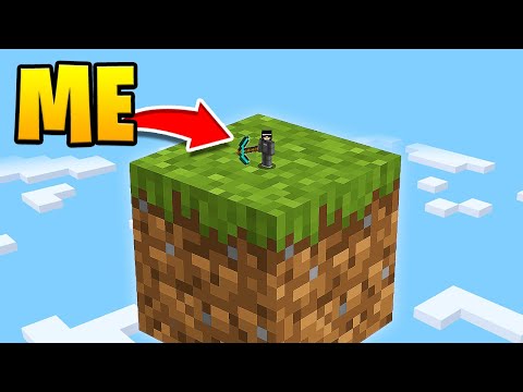 Sono sopravvissuto 100 giorni su UN BLOCCO GIGANTESCO...