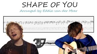 Download lagu [FREE TABS] Shape Of You - Ed Sheeran by Eddie van der Meer mp3