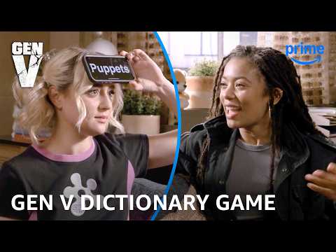 afbeelding Gen V Cast Plays: Gen V Dictionary