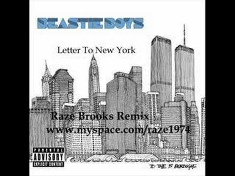 Beastie Boys open Letter To Nyc Raze Brooks Remix