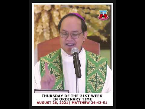 CARPE DIEM (Thursday of the 21st Week in Ordinary Time)