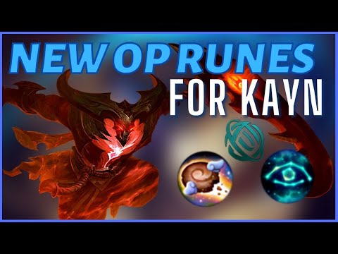 NEW OP BEST RUNES FOR KAYN - League of Legends