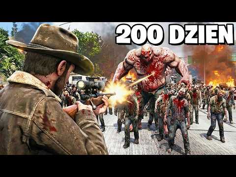 Spędziłem 200 dni podczas APOKALIPSY ZOMBIE w GTA V!