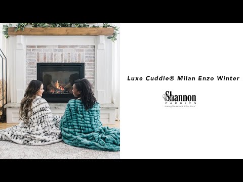 Fique aconchegante em um país das maravilhas do inverno ❄️🔥❄️ com Luxe Cuddle® Milan Enzo