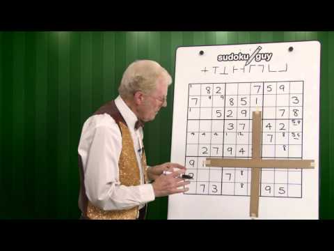 Lesson 7. Learn sudoku. The cross /meet technique.