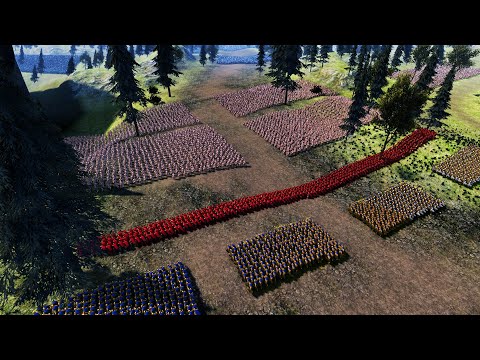 Knights Lay Siege To The Castle Ultimate Epic Battle Simulator UEBS