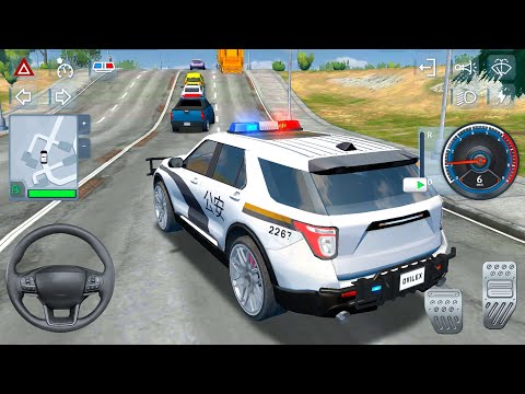 Police SUV Car Chasing Criminals Cars in Los Angeles - Police SIM 2022 - Android IOS Gameplay.