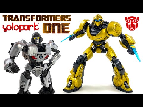 WOW! Transformers ONE Yolopark AMK Series D16/MEGATRON & BUMBLEBEE Action Figure Review