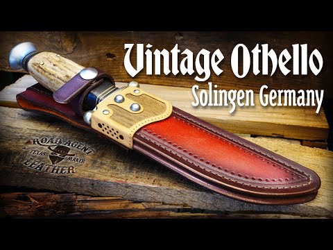 Restoring a Vintage German "Othello" Hunting Knife & Sheath
