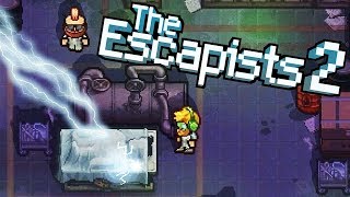 Waking FRAKENSTEIN and ESCAPING the HAUNTED MANSION! - The Escapists 2 Gameplay