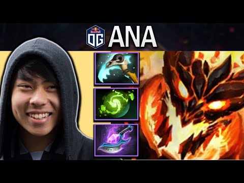 OG.ANA SMURF SHADOW FIEND WITH AMAZING RAZES - DOTA 2 7.30 GAMEPLAY