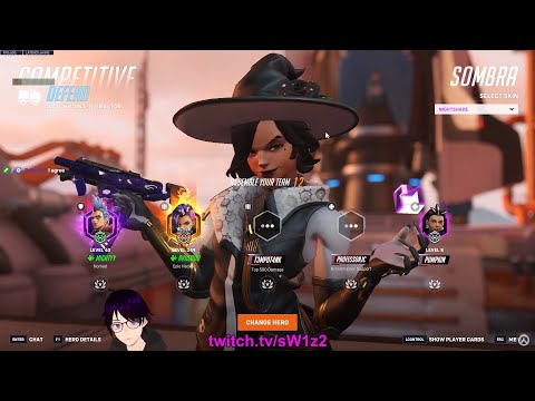 200 IQ SOMBRA ONE TRICK - SombraWizard SOMBRA OVERWATCH 2 SEASON 18 TOP 500