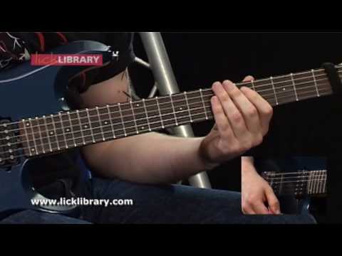Hangar 18 - 1st guitar Solo Performance - Learn To Play Megadeth Lick Library