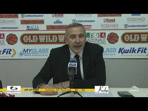LNP Serie A2 Ovest: Scafati - Tortona 88-82 dopo gara Coach Ramondino Coach Lardo