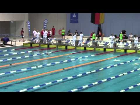 ISM Berlin 2014 100m Brust Männer Vorlauf Christos Avramidis