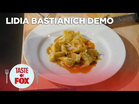 Lidia Bastianich Demonstrates How To Make The Perfect Agnolotti | FOOD CLUB FOX