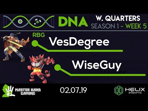 DNA 1.5 - RBG | VesDegree (Ike) vs WiseGuy (Incineroar) - W Quarterfinals